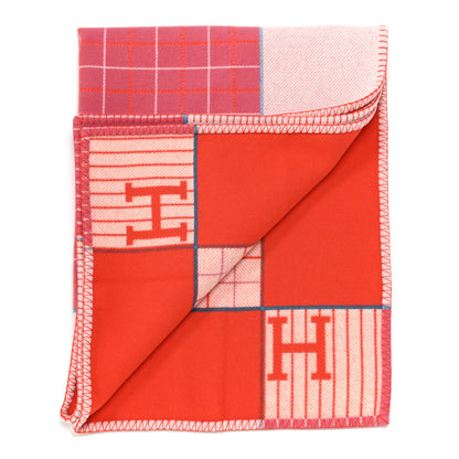 Hermes Wool Cashmere Avalon Passe-Passe Blanket Figue 2 of 3