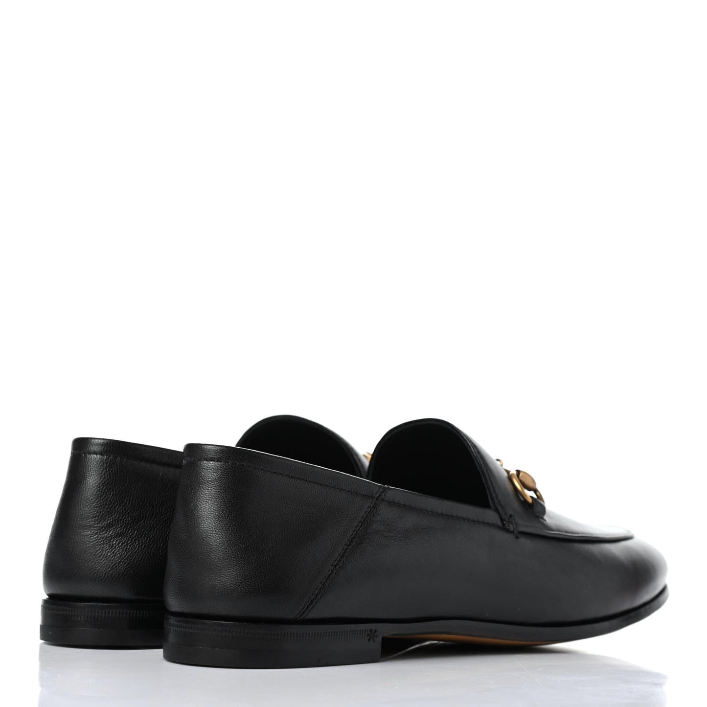 Lambskin Womens Brixton Horsebit Loafers 37.5 Black