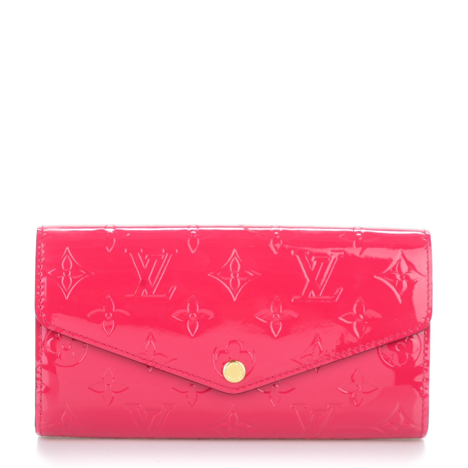 Louis Vuitton Vernis Sarah Wallet NM Rose Indien 1 of 7