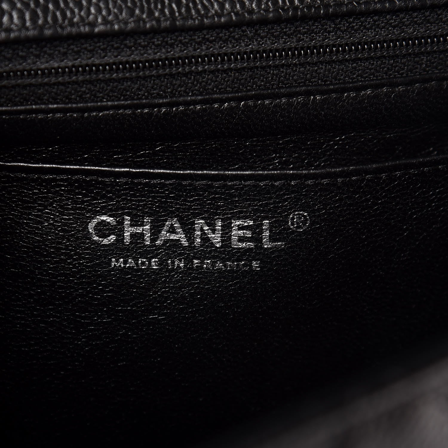 Chanel Caviar Quilted Jumbo Single Flap Black 6 of 10