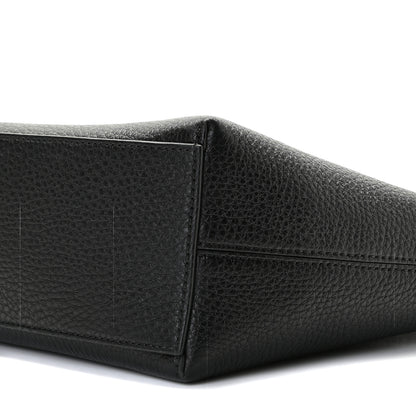 Valentino Garavani Grained Calfskin Small Rockstud Shoulder Tote Black 5 of 8