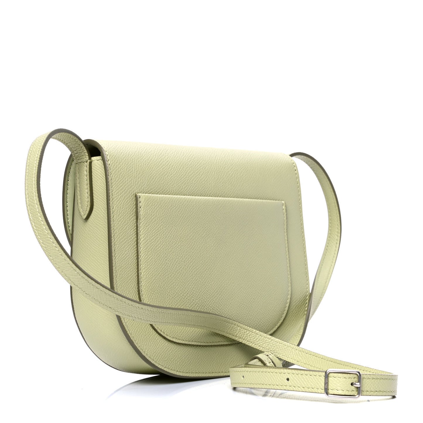 Grained Calfskin Small Trotteur Jade