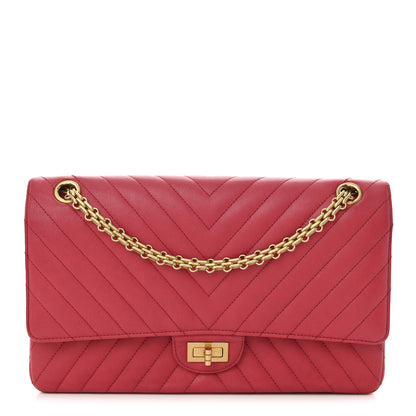 Chanel Sheepskin Chevron Quilted 2.55 Reissue 226 Flap Pink 1 of 12