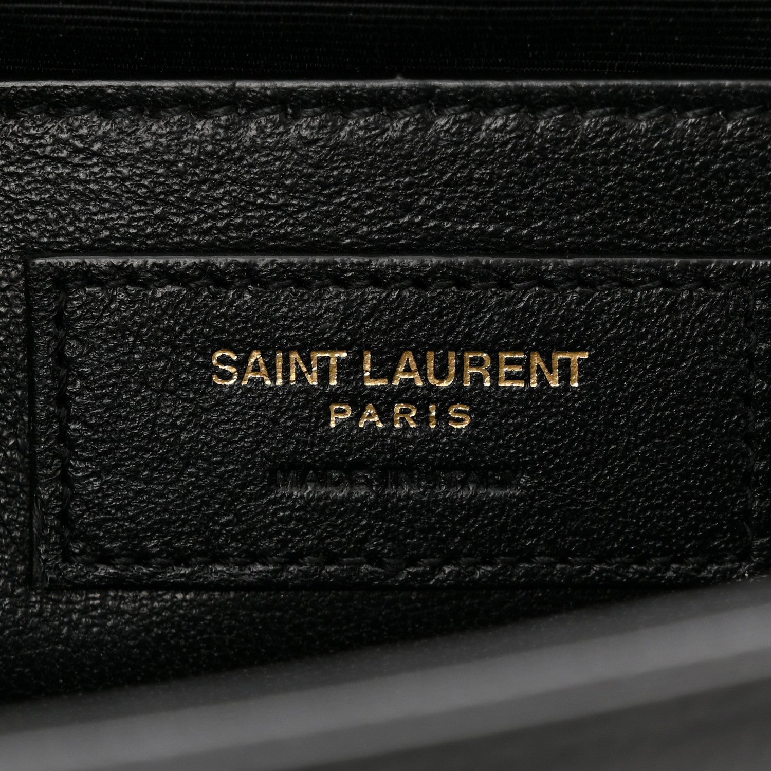 Saint Laurent Grain De Poudre Medium Classic Monogram Kate Satchel Black 6 of 10