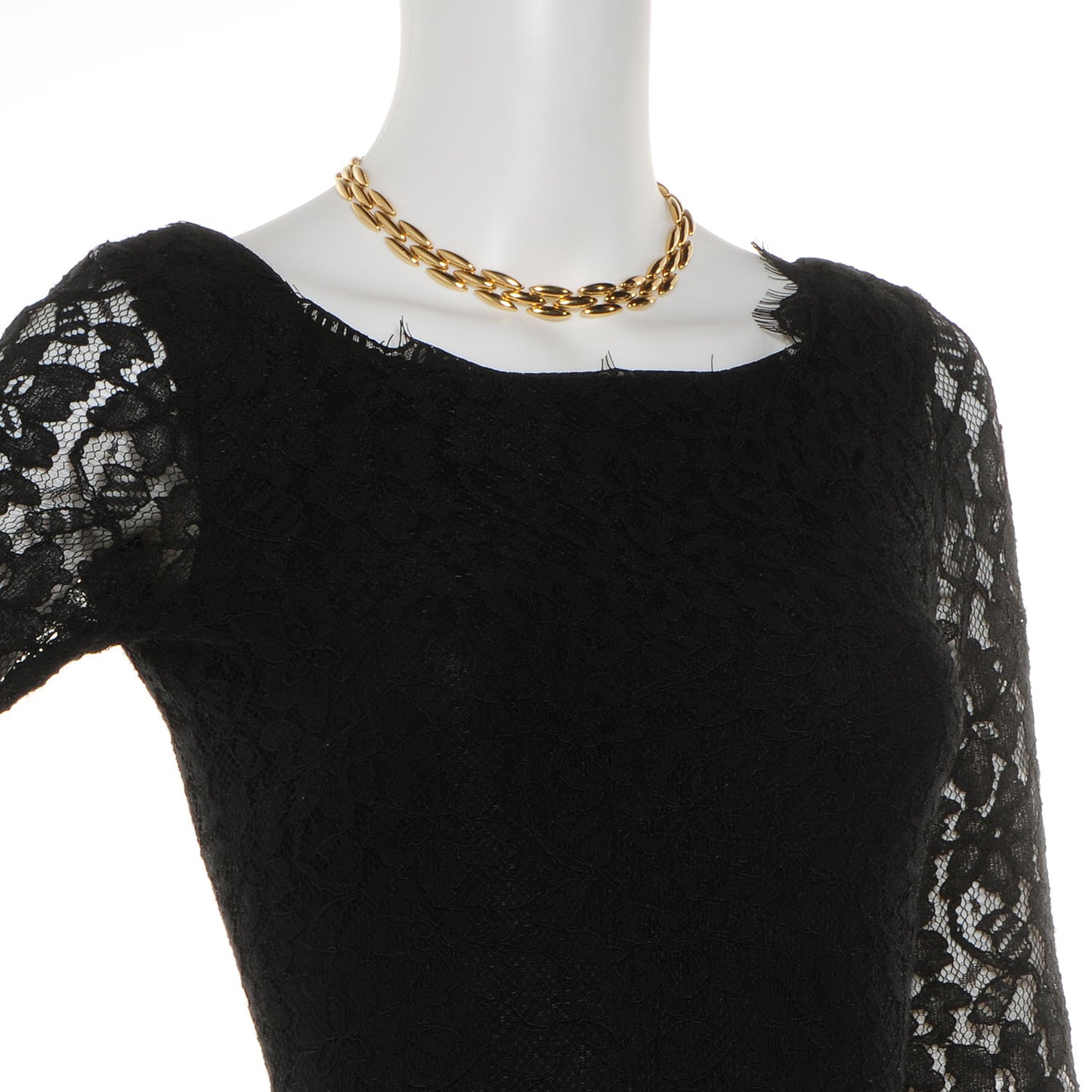 18k Yellow Gold 14mm Gentiane 3 Row Rice Link Necklace