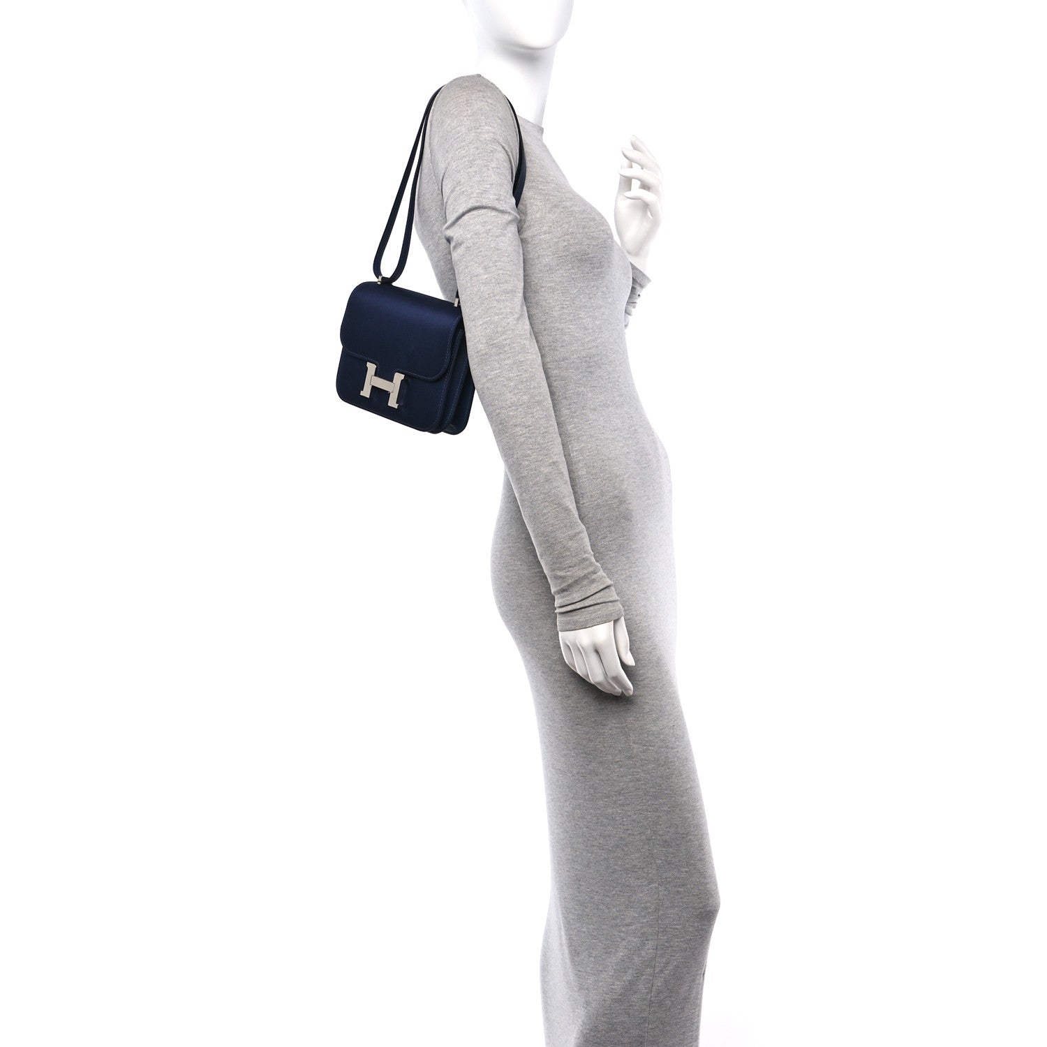 Hermes Silk Constance 18 Bleu Nuit 2 of 11