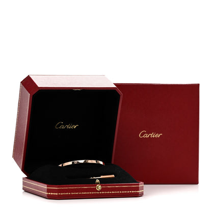 Cartier 18K Pink Gold Small LOVE Bracelet 17 5 of 5
