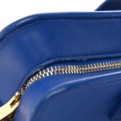 Saint Laurent Calfskin Monogram Baby Cabas Blue 10 of 13