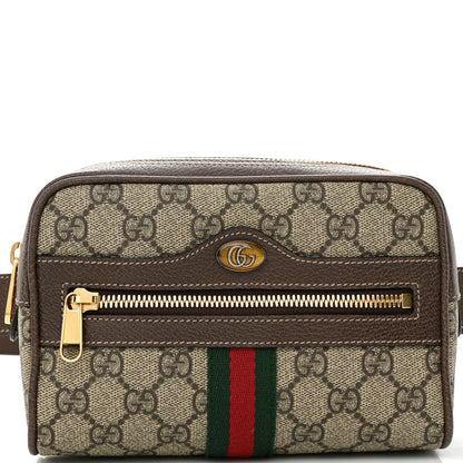 Gucci GG Supreme Monogram Web Small Ophidia Belt Bag 75 30 Dark Brown 8 of 10
