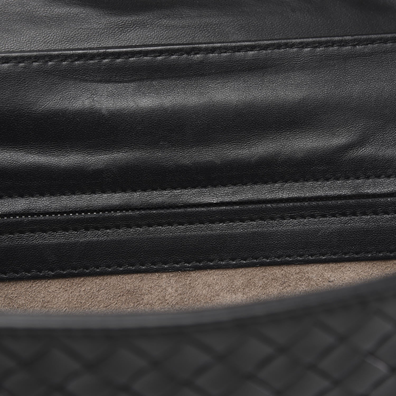 Bottega Veneta Nappa Intrecciato Rialto Shoulder Bag Black 8 of 13