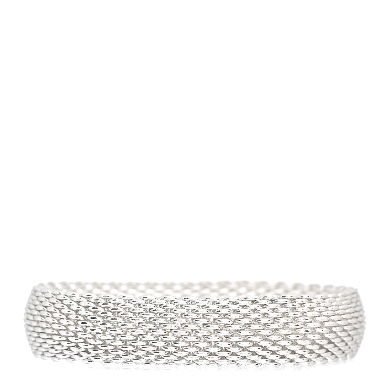 Tiffany Sterling Silver Somerset Mesh Bracelet 3 of 4
