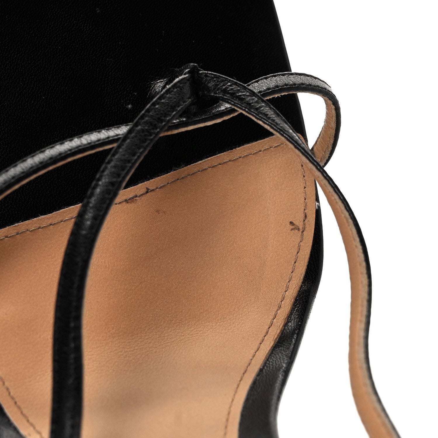 Bottega Veneta Lambskin Stretch Multi Strap 90mm Sandals 40 Black 6 of 9