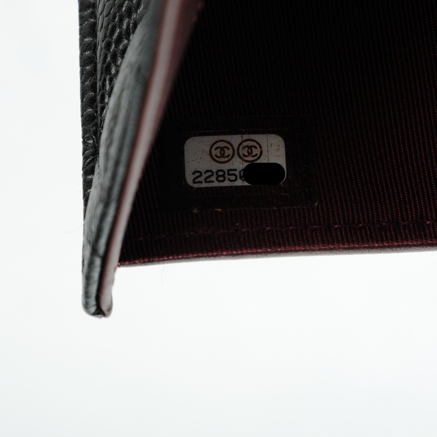 Caviar Quilted Large Flap Wallet Black