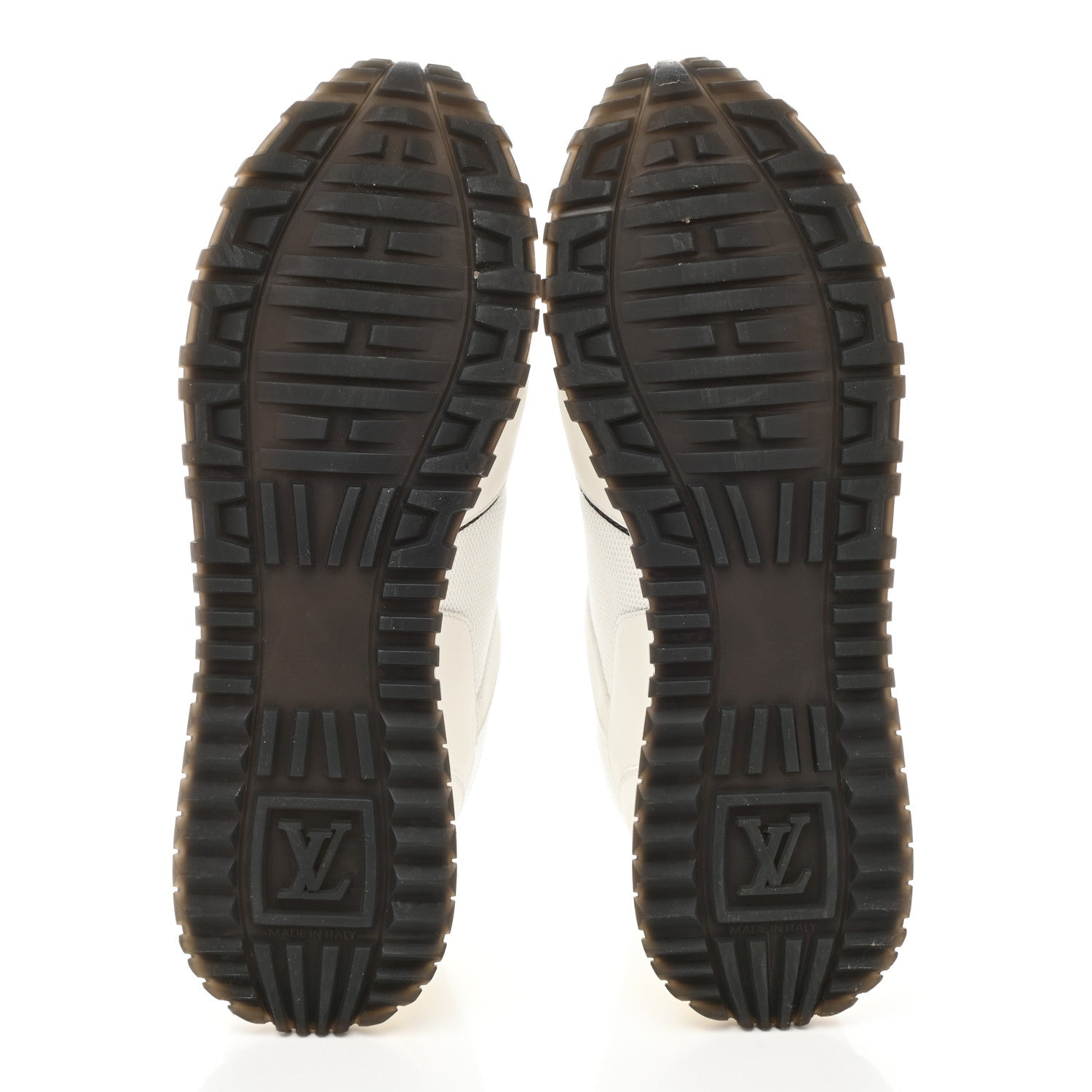 Louis Vuitton Calfskin Monogram Run Away Sneakers 38.5 White 5 of 21