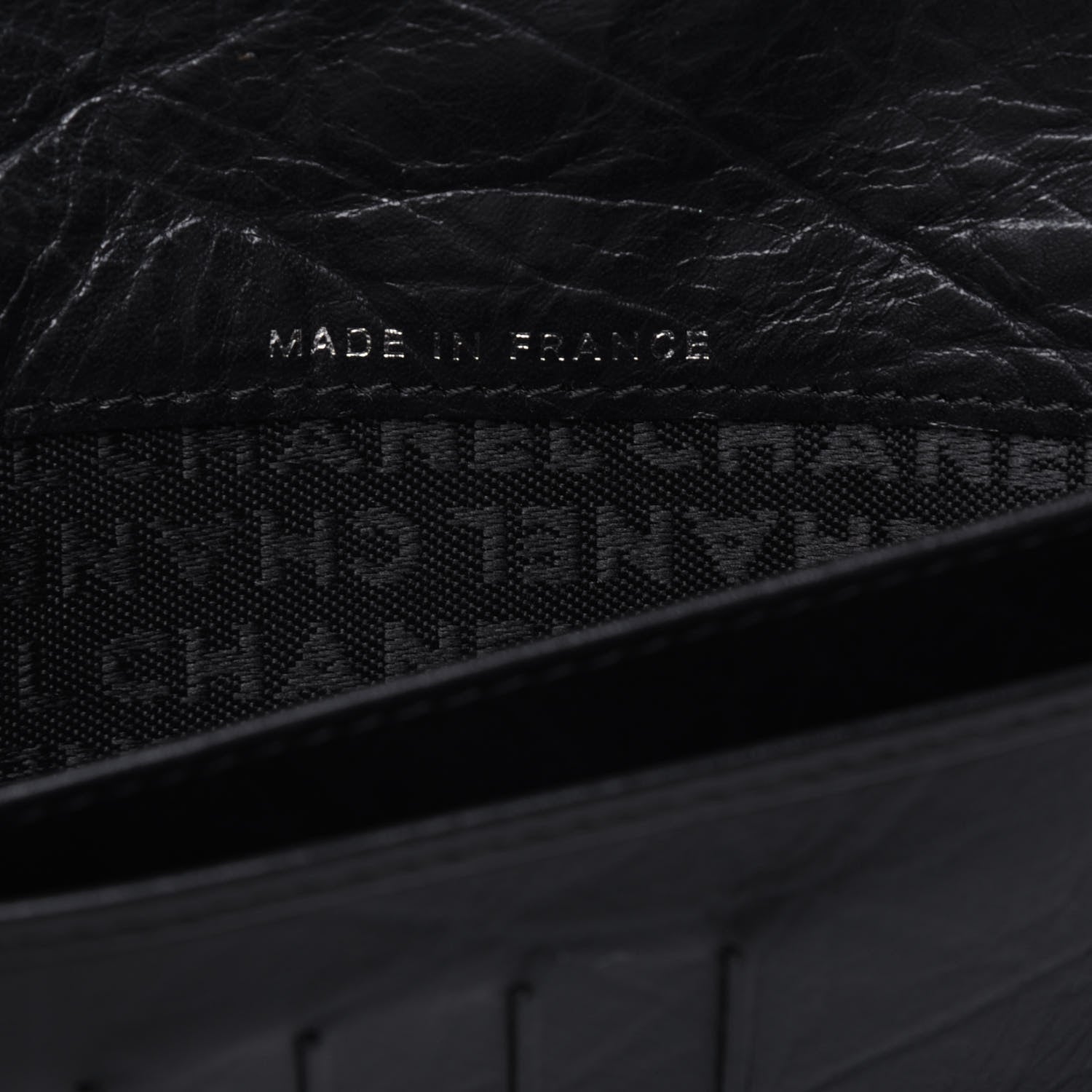 Chanel Aged Calfskin Quilted Cambon Yen Wallet Black 7 of 13