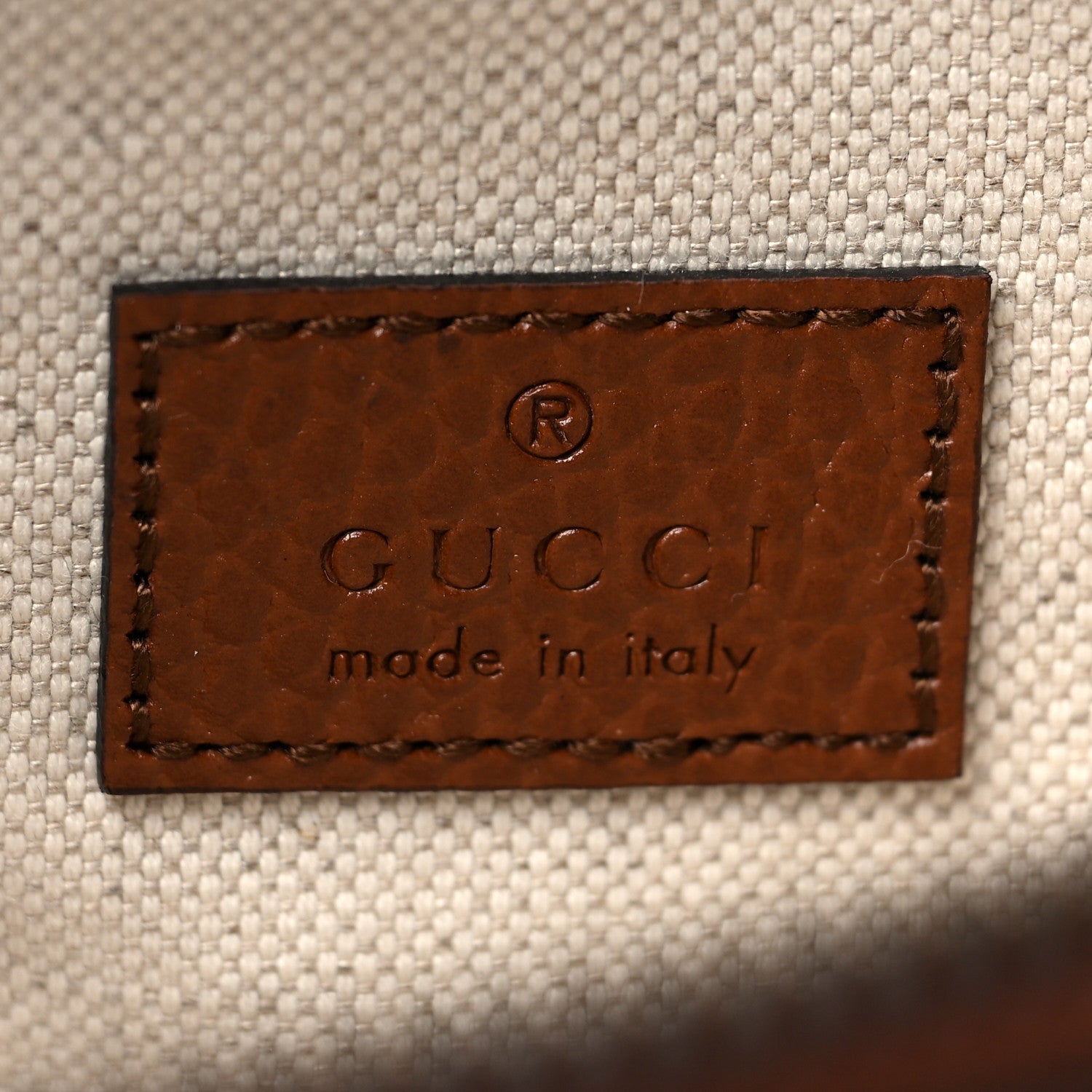 Gucci New Denim GG Monogram Dollar Calfskin Web Retro Interlocking G Belt Bag Blue Tea Cuir Epilog 6 of 10