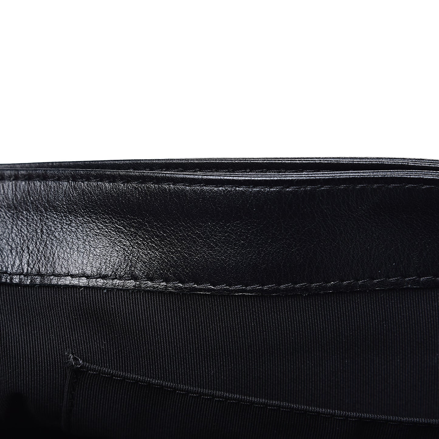 Calfskin Enchained XL Boy Flap Black