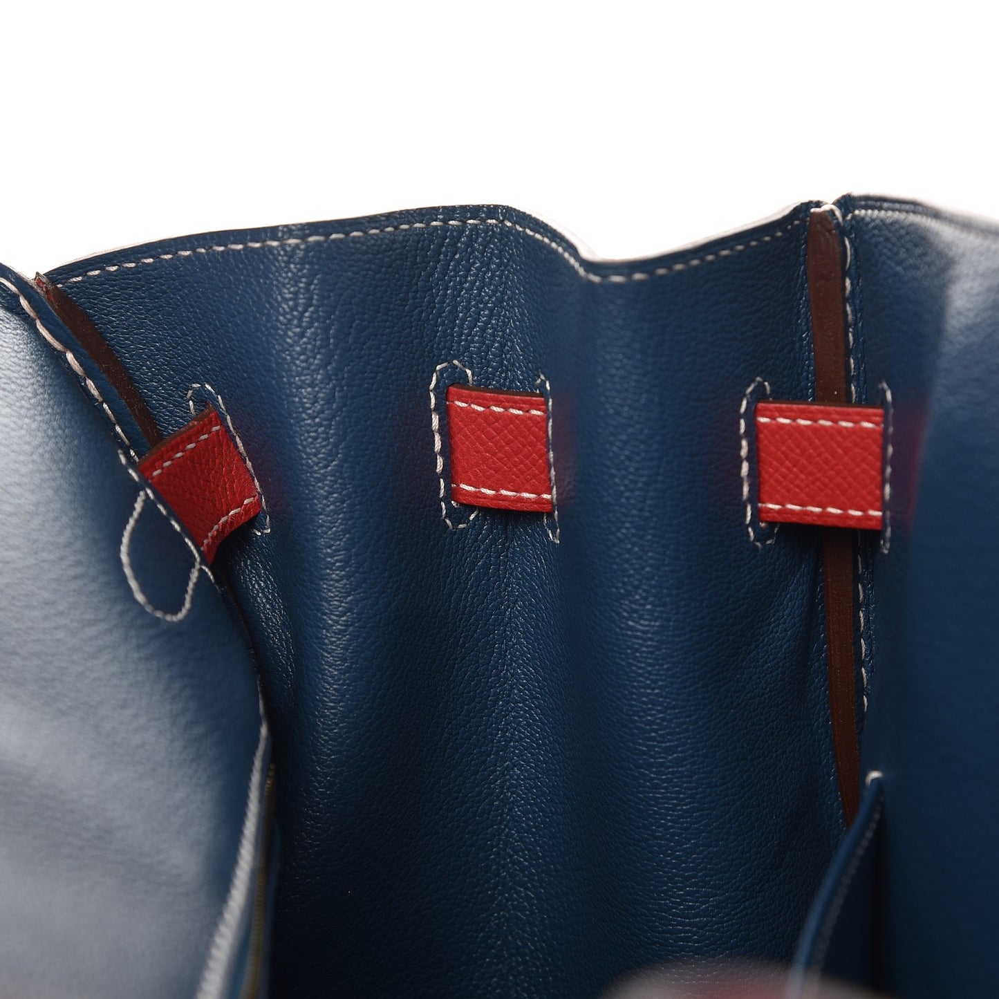 Epsom Candy Birkin 35 Rouge Casaque Bleu Thalassa