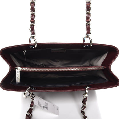 Chanel Caviar Quilted Grand Shopping Tote GST Dark Burgundy 5 of 8