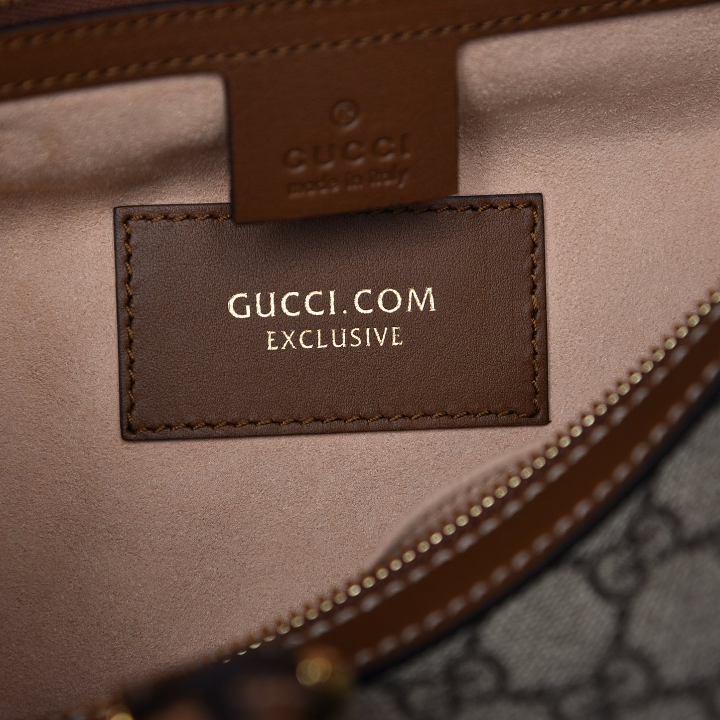 GG Supreme Monogram Garden Collection Medium Boston Beige Tuscany