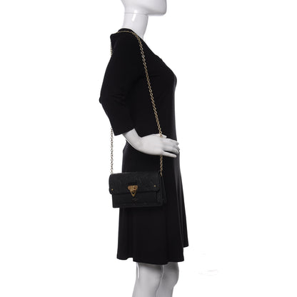 Louis Vuitton Empreinte Vavin Chain Wallet Black 2 of 10