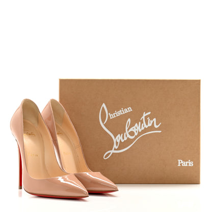 Christian Louboutin Patent So Kate 120 Pumps 37 Nude 10 of 10