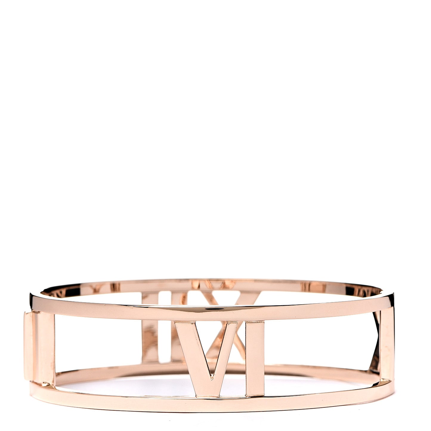 18K Rose Gold Wide Atlas Bangle