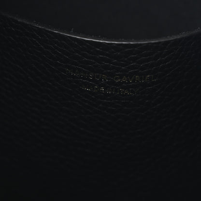 Mansur Gavriel Pebbled Calfskin Everyday Cabas Black 6 of 9