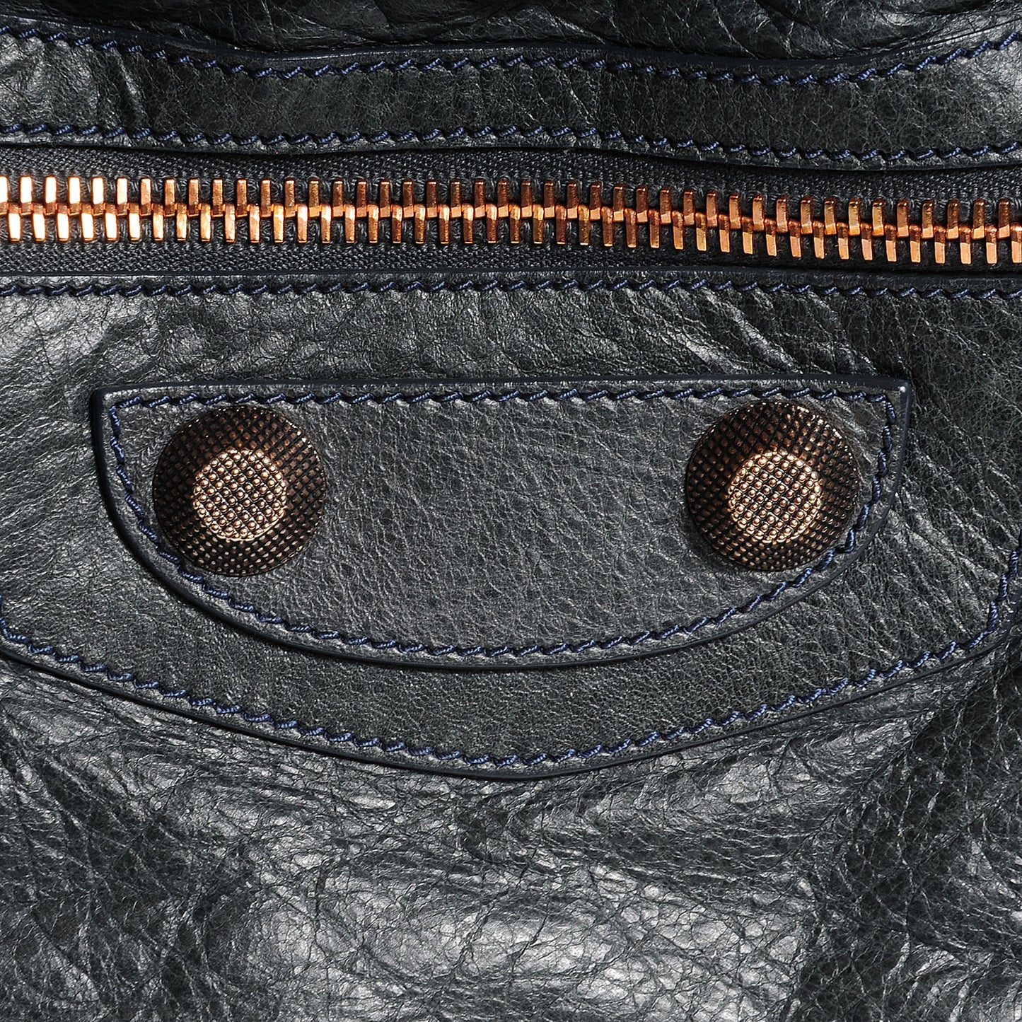 Agneau Giant 21 Rose Gold Hardware City Anthracite