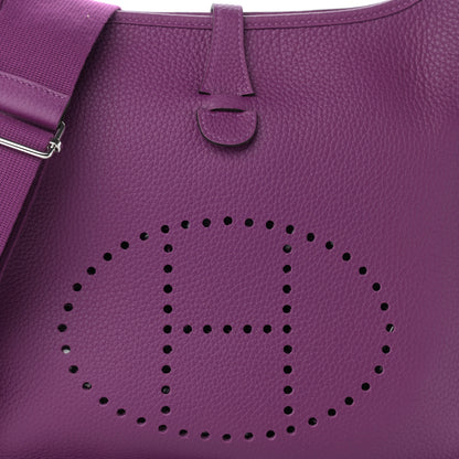 Hermes Taurillon Clemence Evelyne III PM Anemone 8 of 11