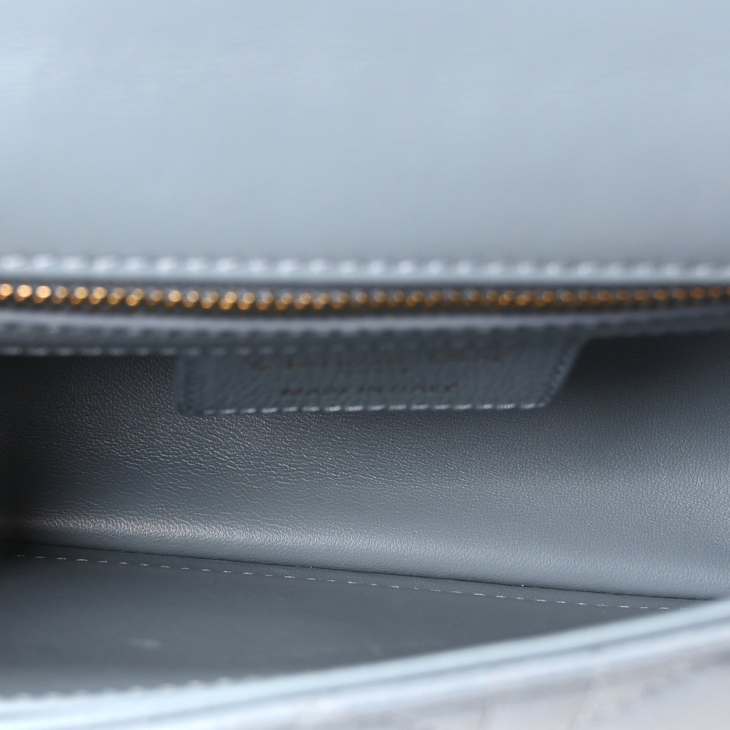 Christian Dior Calfskin Cannage Small Caro Bag Cloud Blue 5 of 10