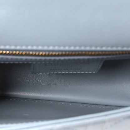 Christian Dior Calfskin Cannage Small Caro Bag Cloud Blue 5 of 10