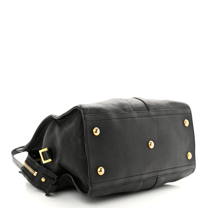 Saint Laurent Sheepskin Small Cabas ChYc Black 4 of 17