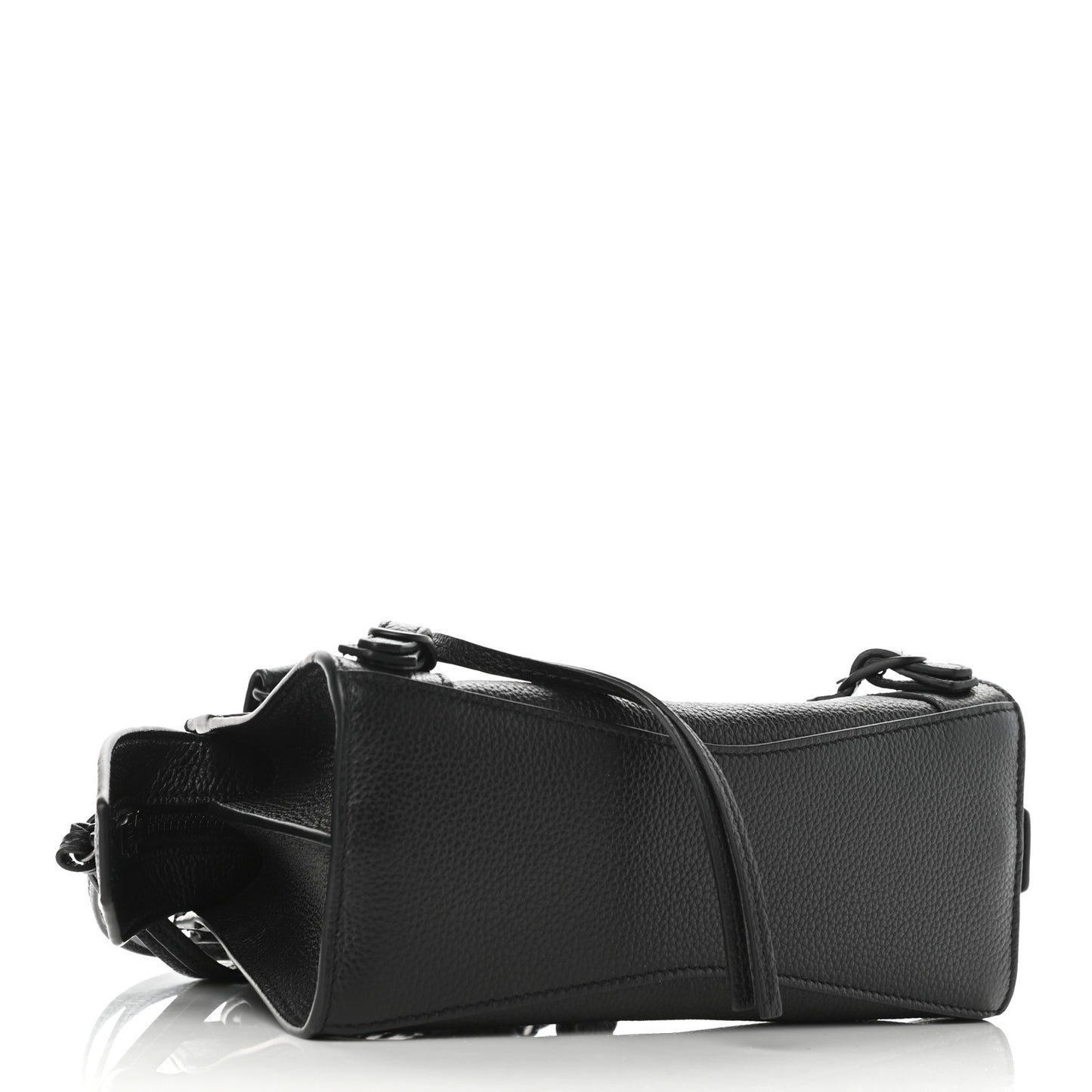 Grained Calfskin Neo Classic Black Hardware Mini City Black