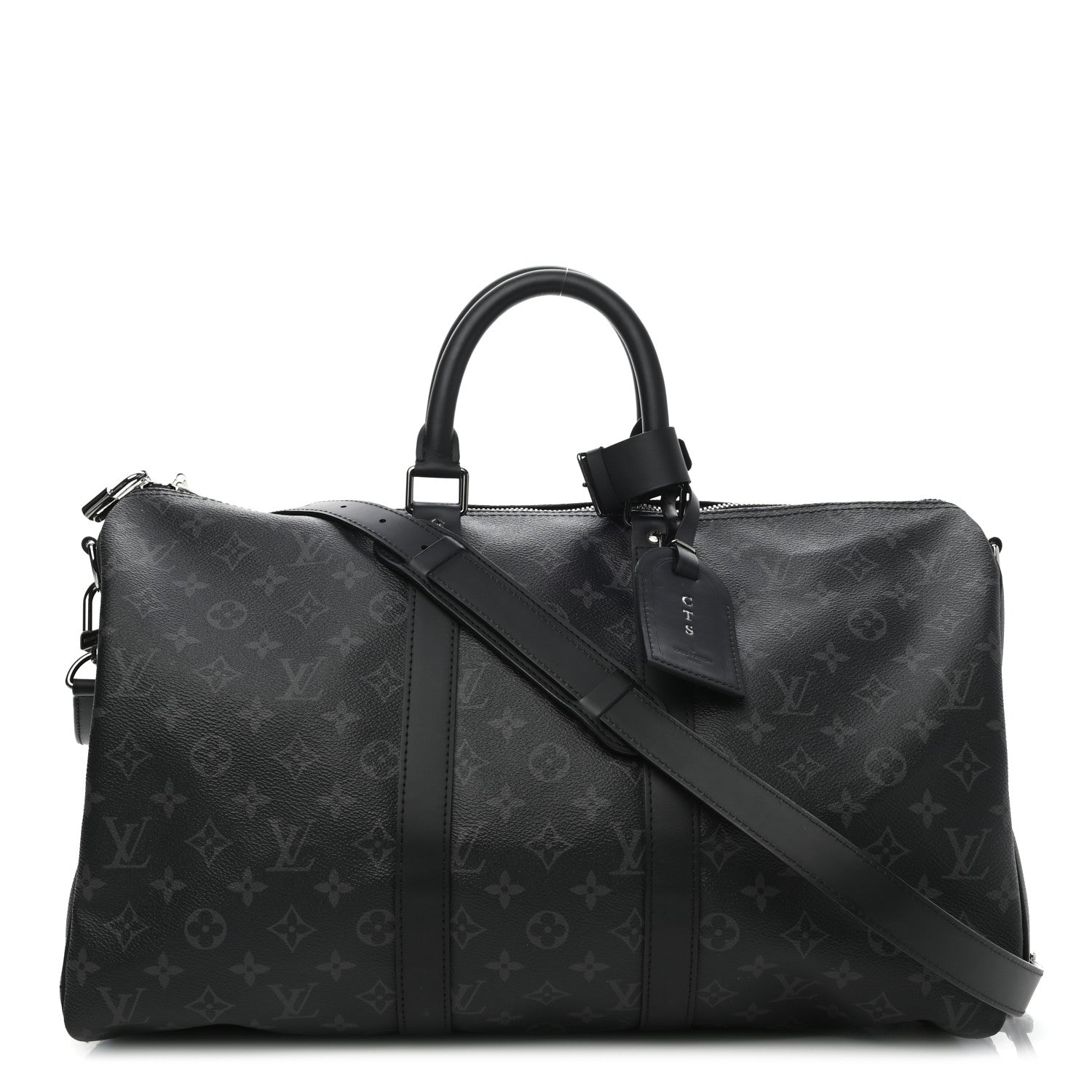 Louis Vuitton Monogram Eclipse Keepall Bandouliere 45 1 of 10
