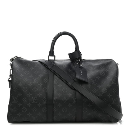 Louis Vuitton Monogram Eclipse Keepall Bandouliere 45 1 of 10