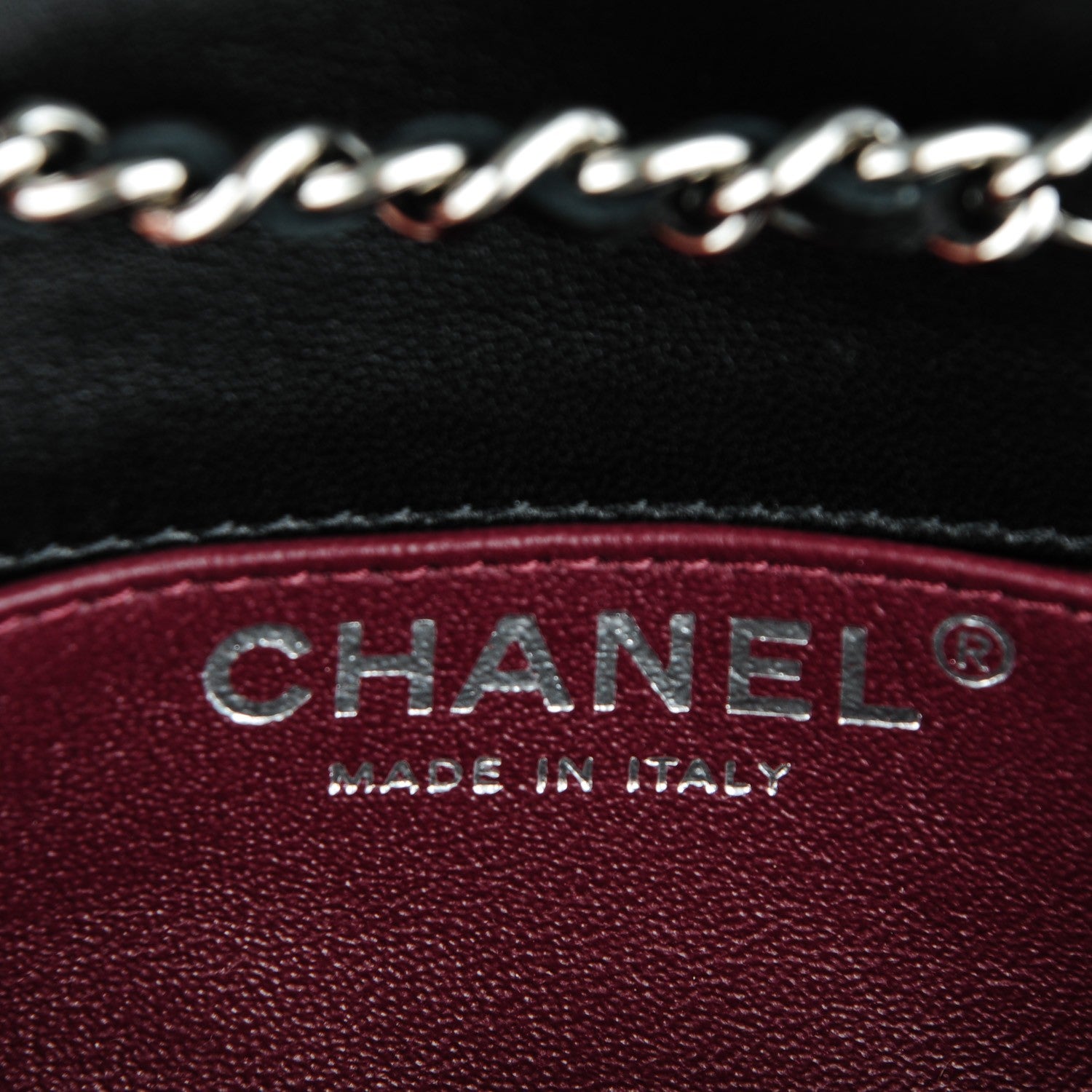 Chanel Lambskin Quilted Double Mini Flap Crossbody Black 6 of 7