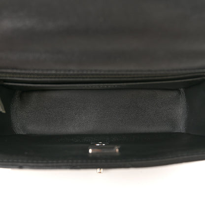 Chanel Lambskin Quilted Mini Rectangular Flap Black 5 of 11