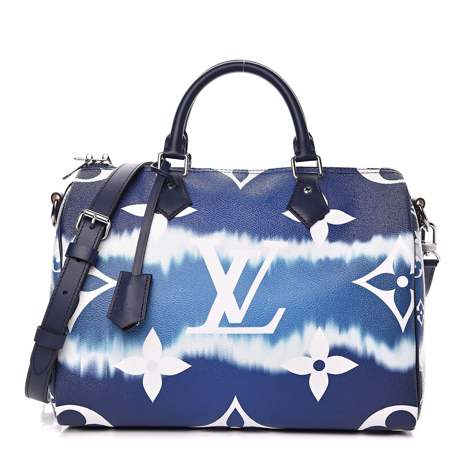 Louis Vuitton Monogram Escale Speedy Bandouliere 30 Blue 1 of 11