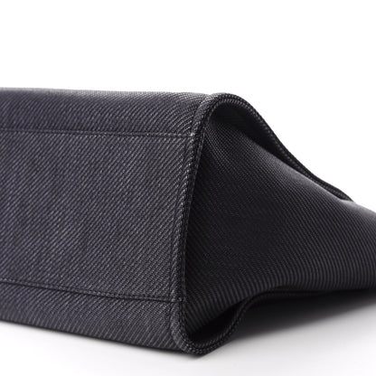 Chanel Mixed Fibers Calfskin Medium Deauville Tote Black 8 of 13