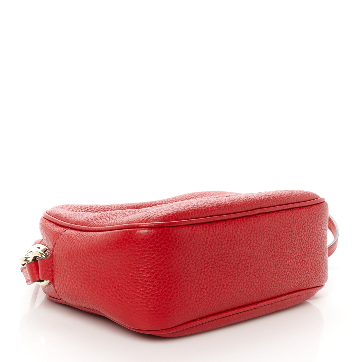 Gucci Pebbled Calfskin Small Soho Disco Bag Tabasco Red 4 of 11