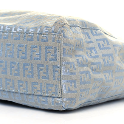 Fendi Zucchino Tote Light Blue 9 of 10