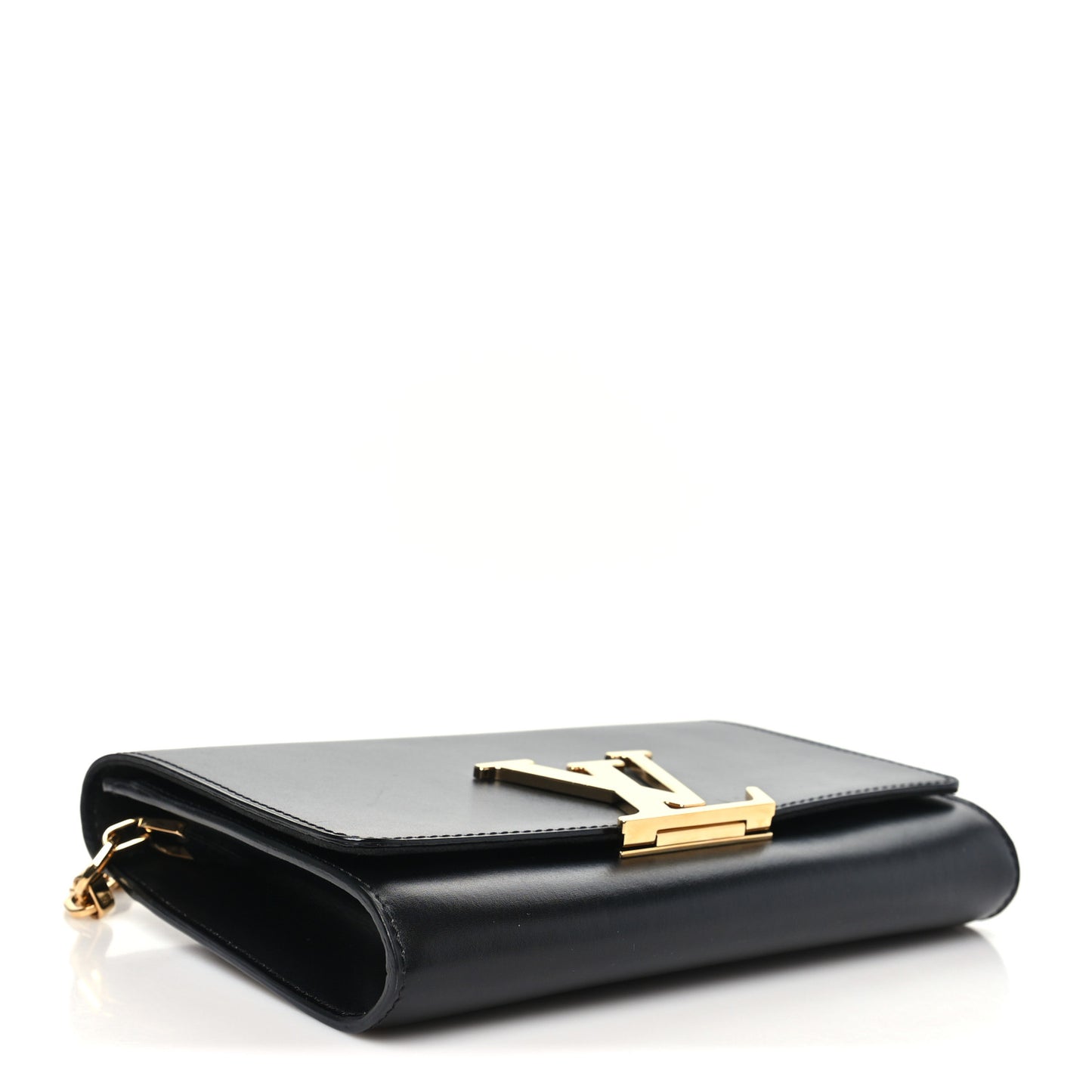 Calfskin Chain Louise GM Black