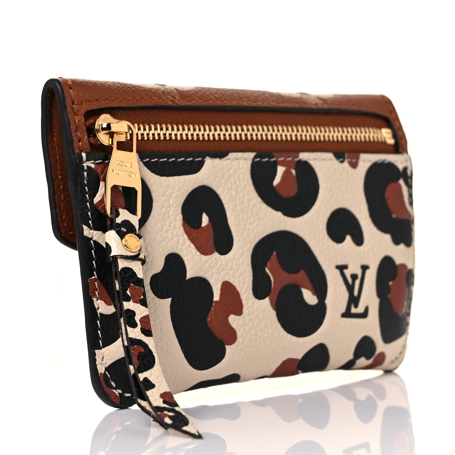 Louis Vuitton Empreinte Monogram Giant Wild At Heart Key Pouch Caramel 3 of 9