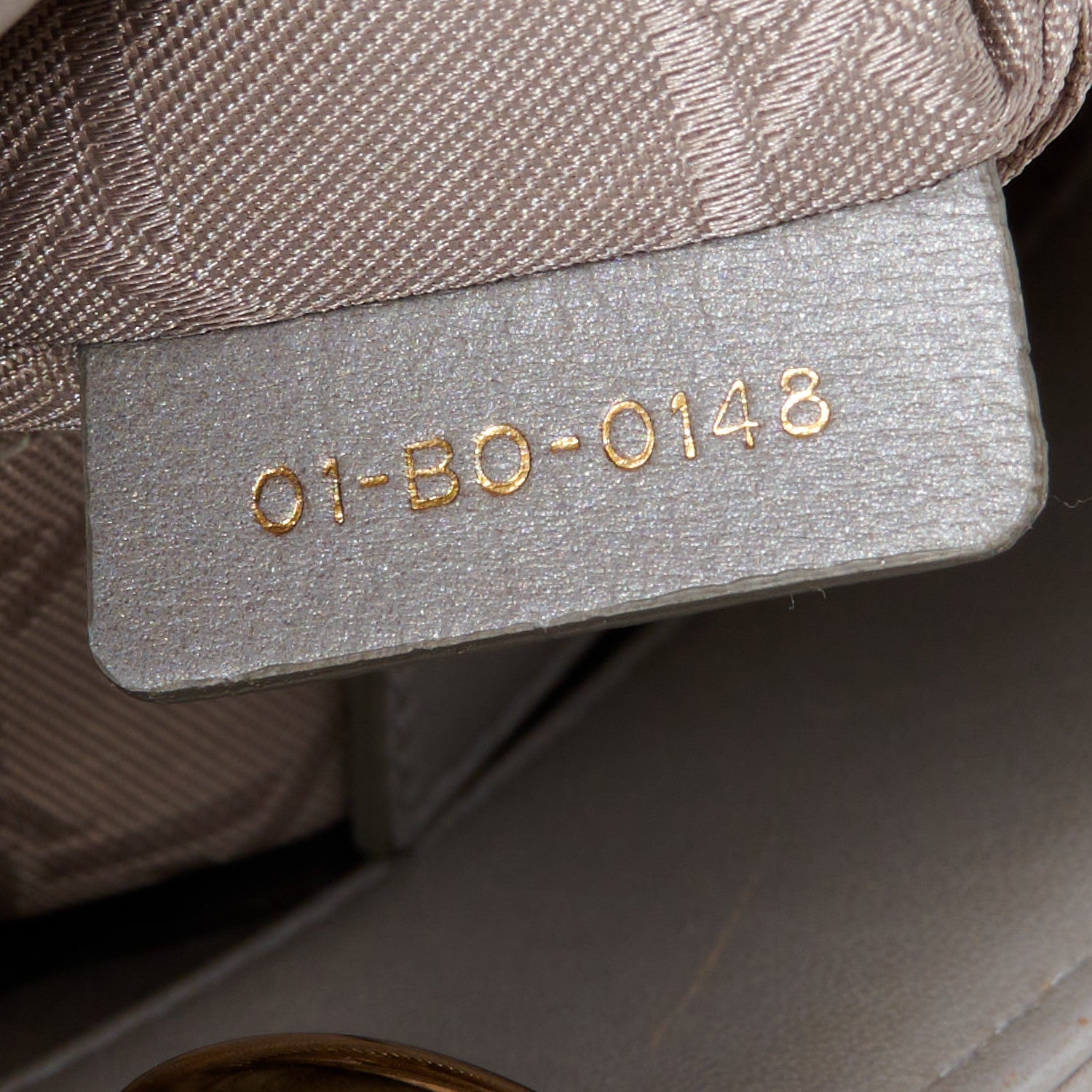 Christian Dior Metallic Lambskin Cannage Mini Lady Dior Grey 8 of 12