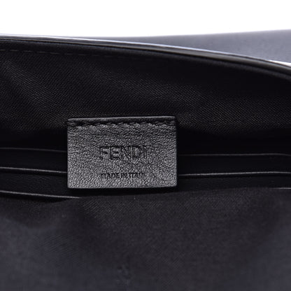 Fendi Vitello Grace Matte Duo Baguette Black 7 of 11