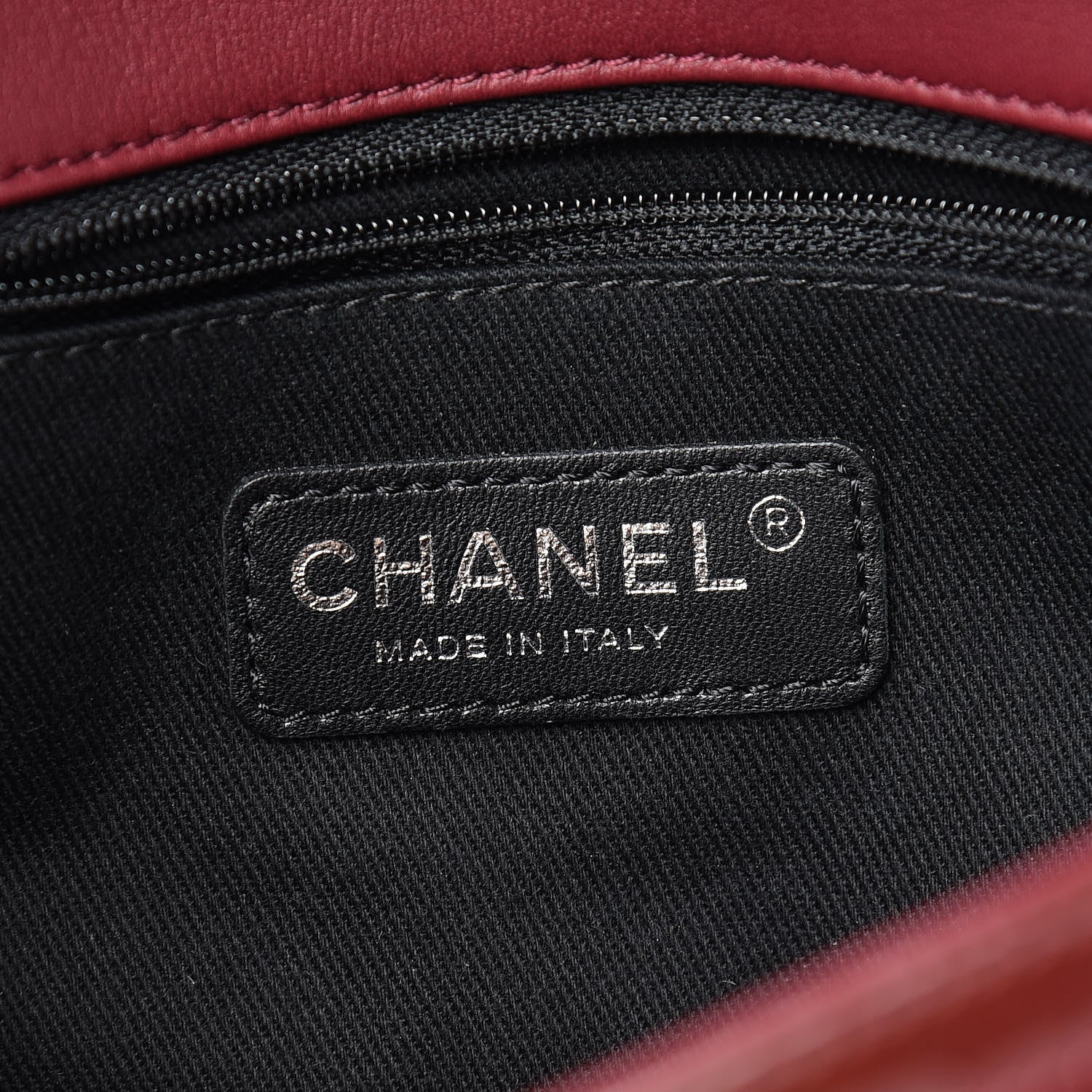 Chanel Patent Quilted Large Coco Shine Flap Burgundy 6 of 11
