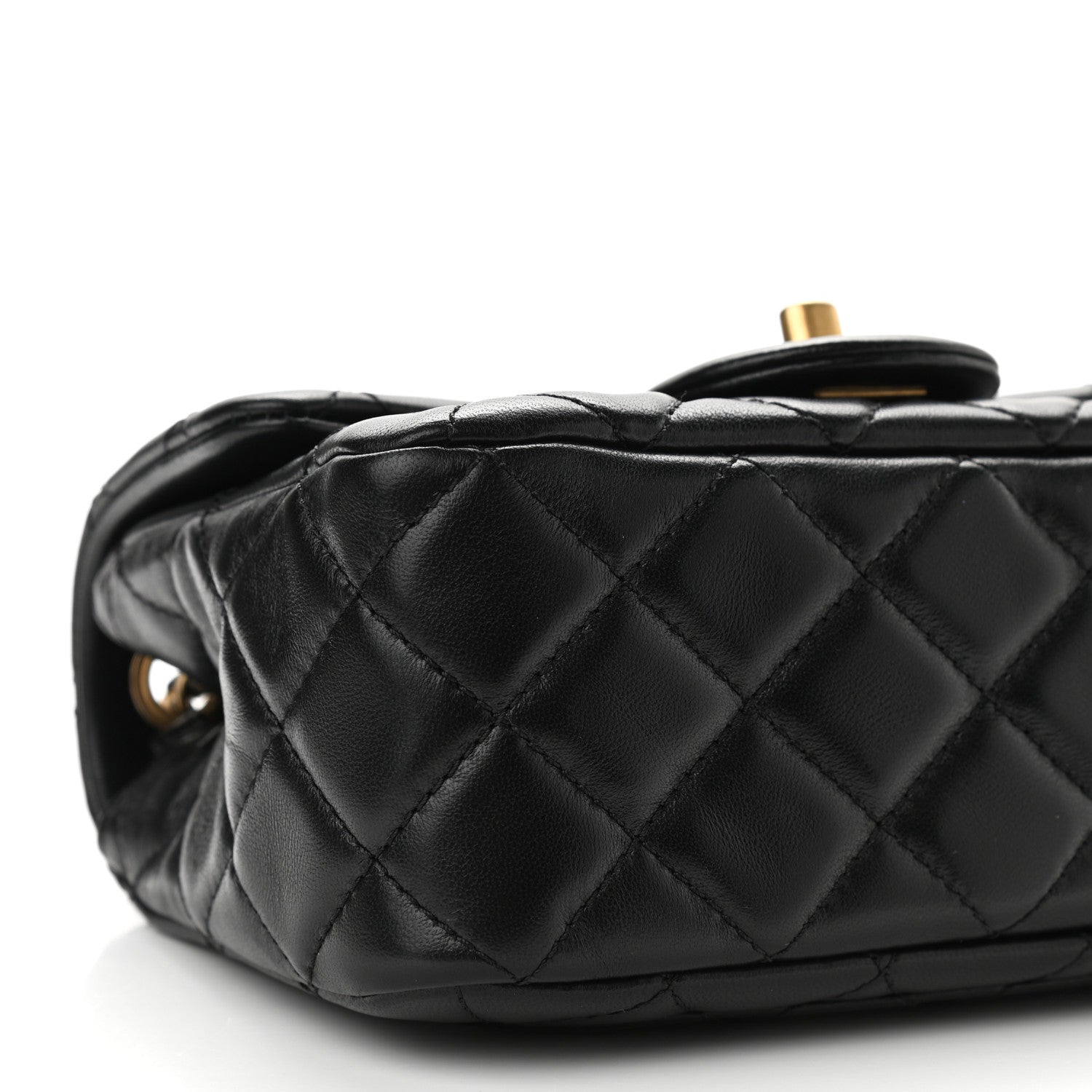 Chanel Lambskin Quilted Mini Pearl Crush Flap Black 8 of 11