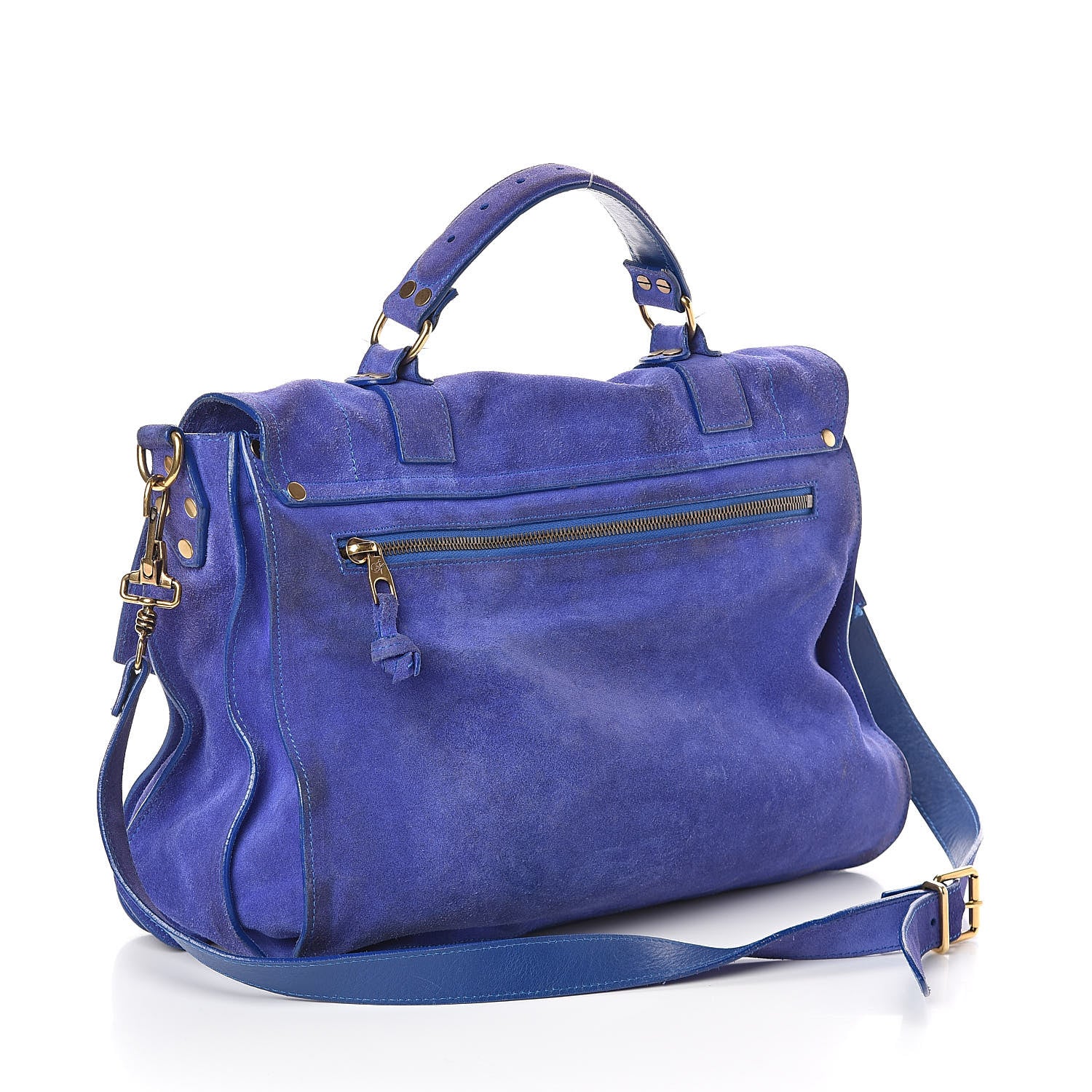 Proenza Schouler Suede Medium PS1 Satchel Royal Blue 3 of 15