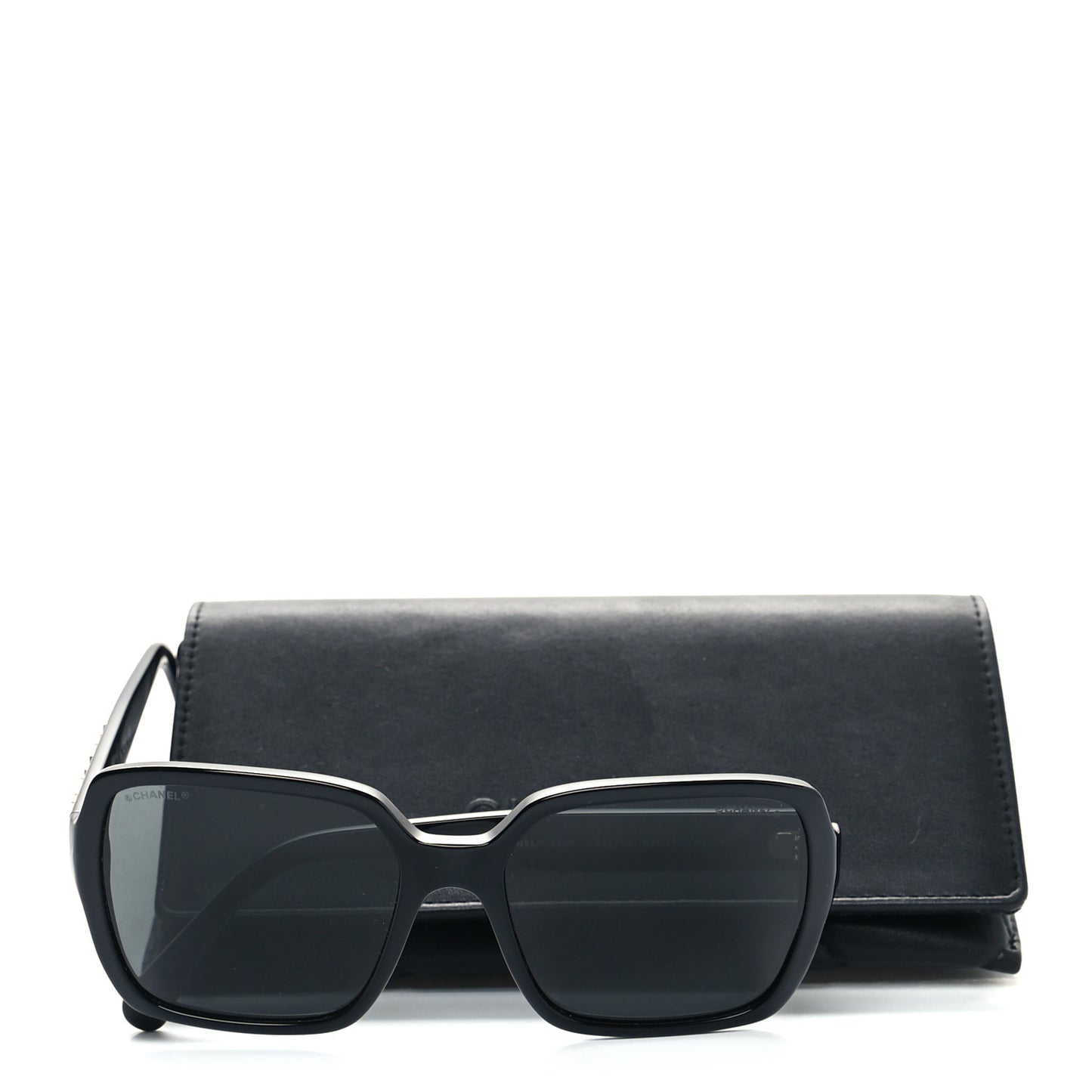 Acetate Square Sunglasses 5408 Black